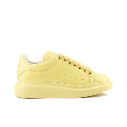 ALEXANDER MCQUEEN OVERSIZED LOW-TOP STYLISH SKATEBOARDING SHOES WOMEN'S BRIGHT YELLOW