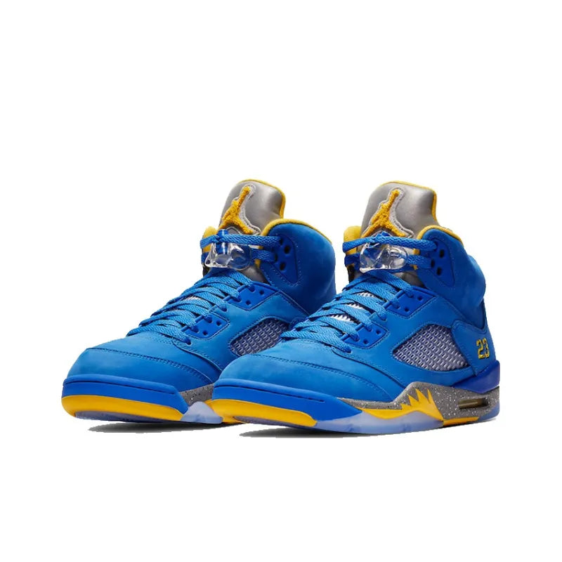 JORDAN AIR JORDAN 5 RETRO 'LANEY VARSITY ROYAL' SNEAKERS