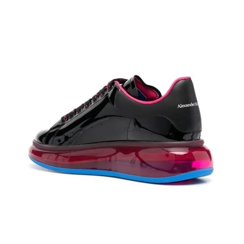 ALEXANDER MCQUEEN OVERSIZED SNEAKER 'TRANSPARENT SOLE - BLACK PINK'