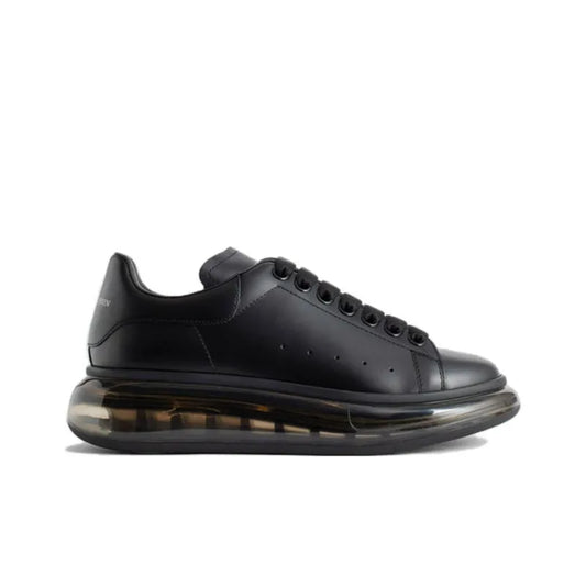 ALEXANDER MCQUEEN OVERSIZED BLACK SHINY SOLE