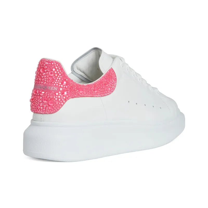 ALEXANDER MCQUEEN OVERSIZED SNEAKER 'WHITE PINK GLITTER' WOMEN'S