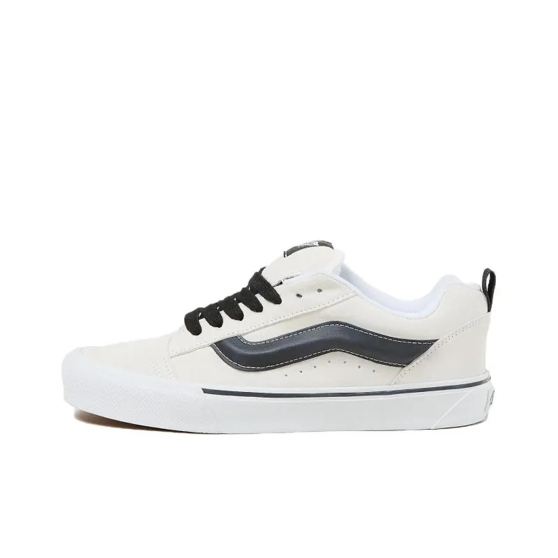 VANS KNU SKOOL LOW-TOP 'SUEDE WHITE BLACK'