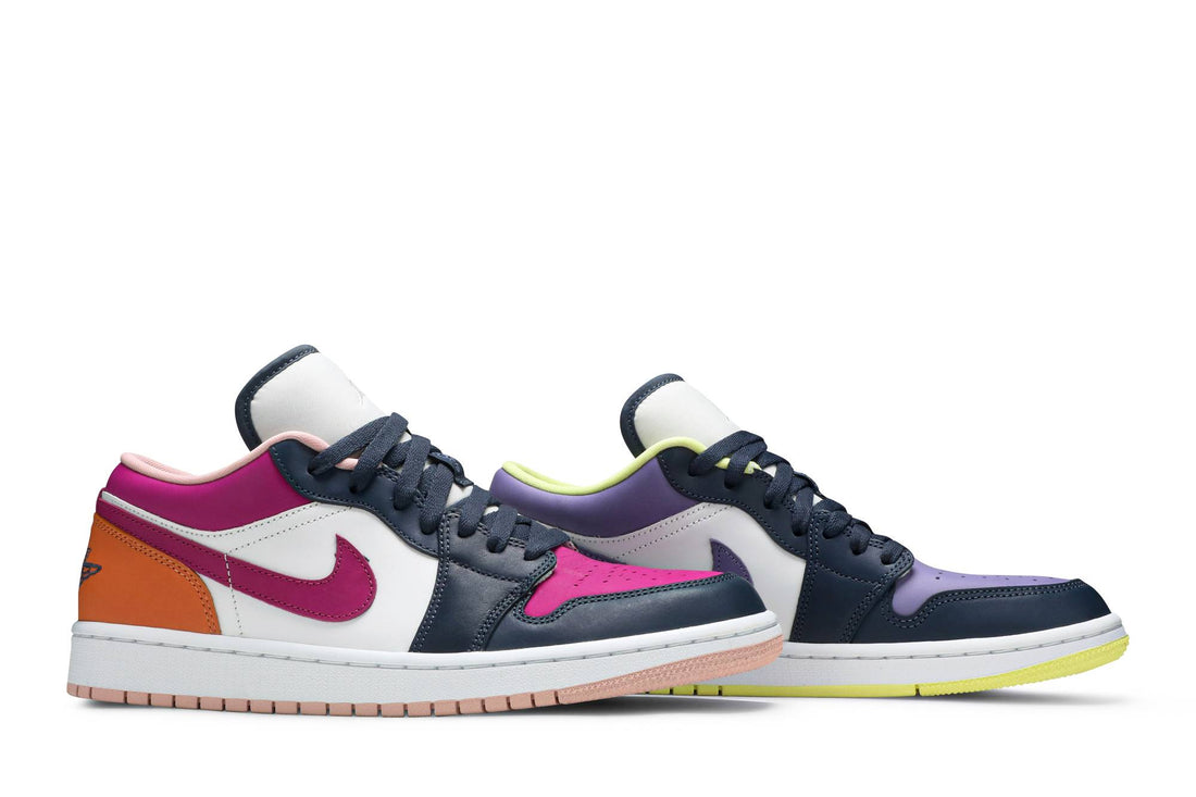 AIR JORDAN 1 LOW ‘MISMATCHED – PURPLE MAGENTA’